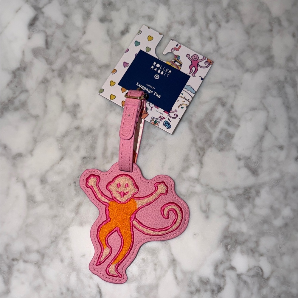 Roller Rabbit x Target Sea Life Luggage Tag Pink